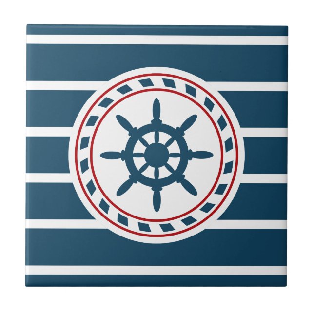Nautical design tile (Front)