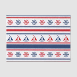 Nautical design tissue paper