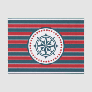 Nautical design tissue paper