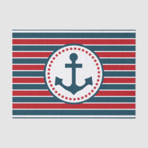 Nautical design tissue paper