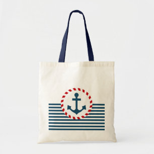 Nautical design tote bag