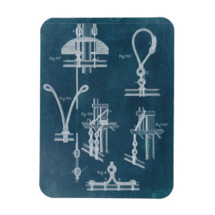 Nautical Detail Blueprint IV Magnet