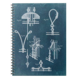 Nautical Detail Blueprint IV Notebook