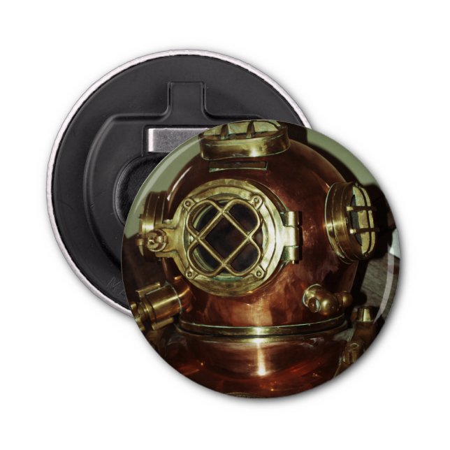 Nautical Diving Helmet Bottle Opener (Front)