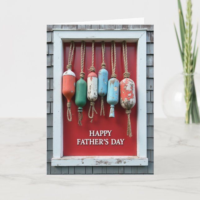 Nautical Fathers Day Float Card (Front)