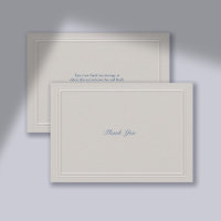 Nautical Faux Embossed Blue Modern Classic Wedding