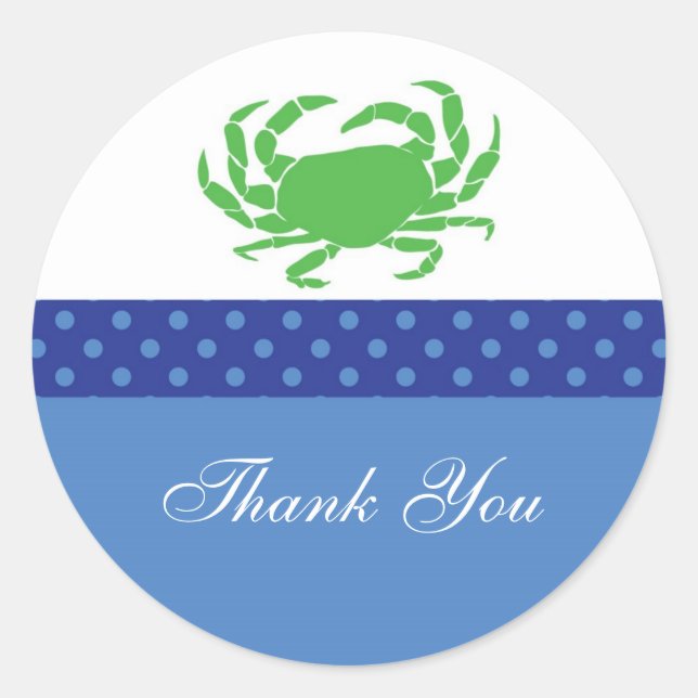 Nautical Favour Sticker (Front)