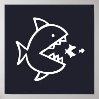 nautical FISH with teeth |