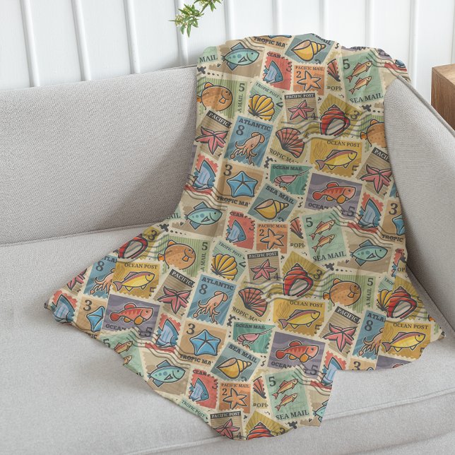 Nautical Fisherman's   Fleece Blanket (Creator Uploaded)