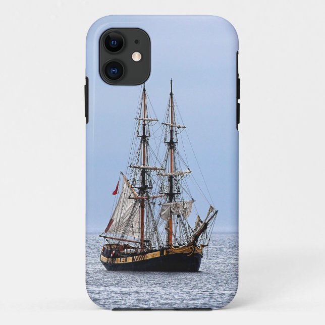 Nautical Fishing Boat Blue Skies Case-Mate iPhone Case (Back)