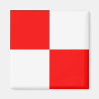 Nautical Flag Alphabet Sign Letter U (Uniform)