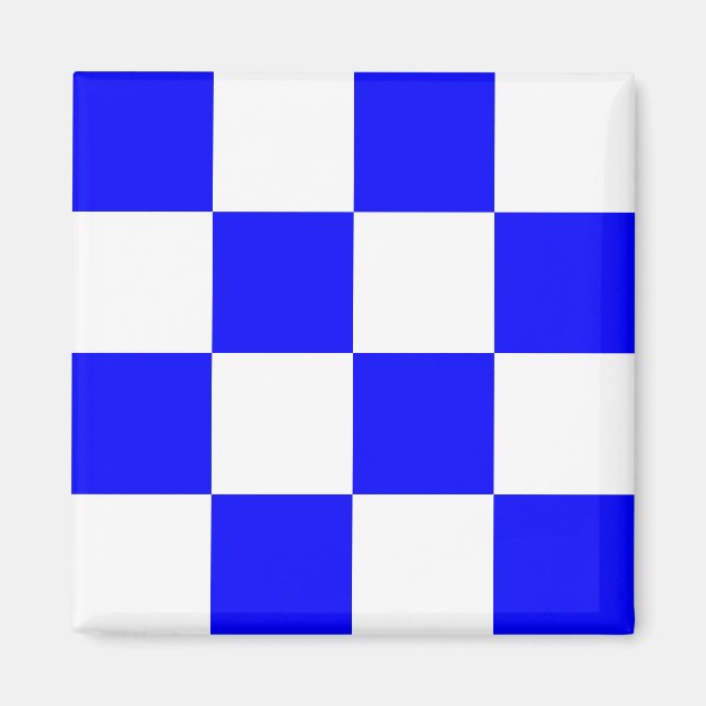 Nautical Flag Alphabet Signal Letter N (November) Magnet (Front)