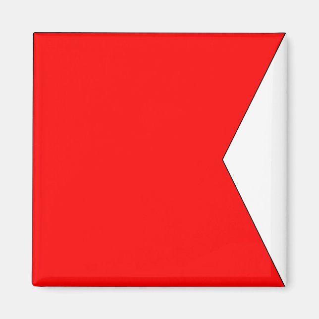Nautical Flag "B" Bravo Magnet (Front)