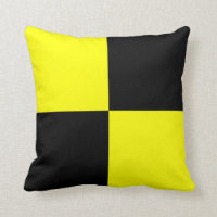 Nautical Flag "L" Lima Pillow