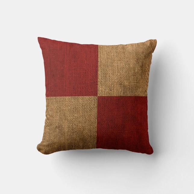 Nautical Flag Letter U Signal Cushion (Front)