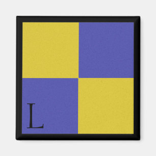Nautical Flag Magnet Alphabet Letter L