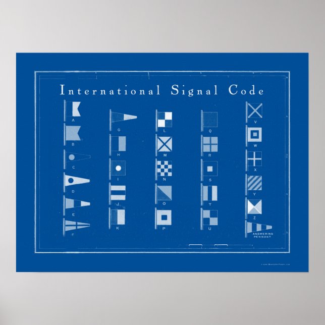 Nautical Flag Poster Art (Front)