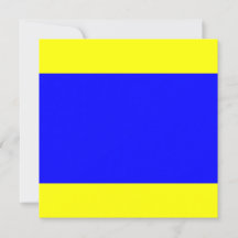 Nautical Flag Signal Delta Letter D