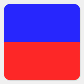 Nautical Flag Signal Letter E (Echo) Square Sticker