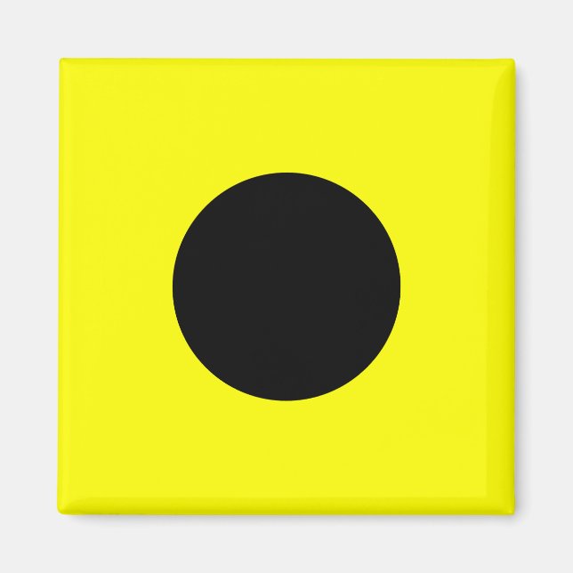 Nautical Flag Signal Letter I (India) Magnet (Front)