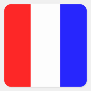 Nautical Flag Signal Letter T (Tango) Square Sticker
