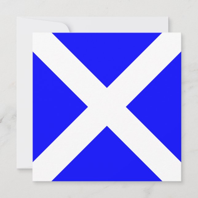 Nautical Flag Signal Mike Letter M (Front)