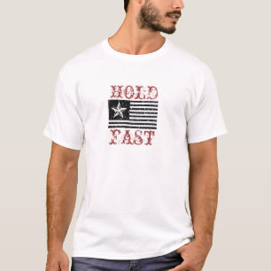 nautical flag star, HOLD - FAST T-Shirt