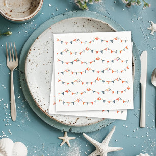 Nautical Flags Baby Shower Napkin