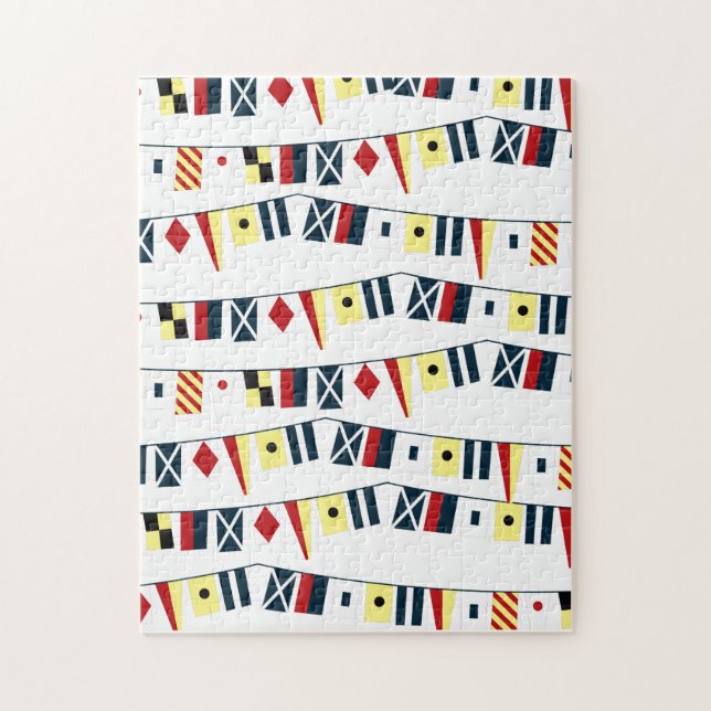 Nautical Flags Jigssaw Puzzle (Vertical)