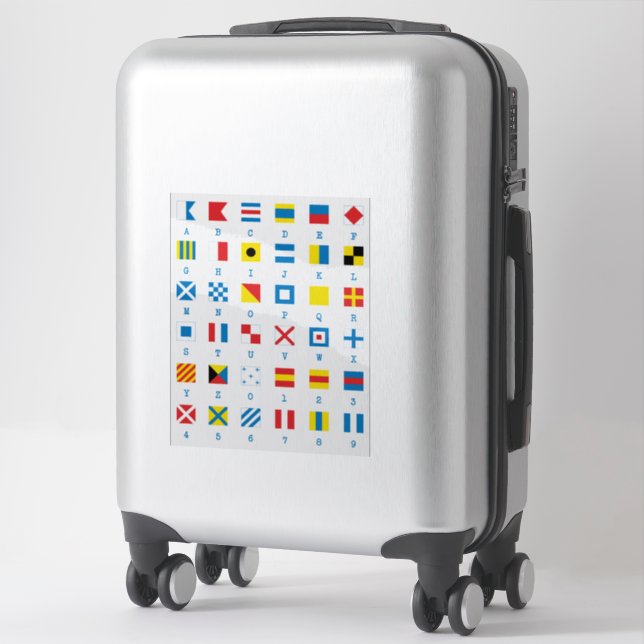 Nautical Flags Maritime Signals Alphabet (Suitcase)