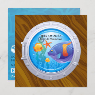 Nautical Graduation Invitation