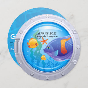 Nautical Graduation Invitation