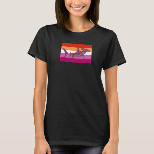 Nautical Hammerhead Shark Lesbian Pride Flag Ocean T-Shirt