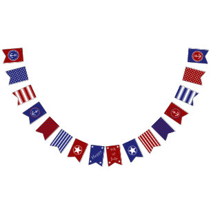 Nautical Happy 4th of July Bunting