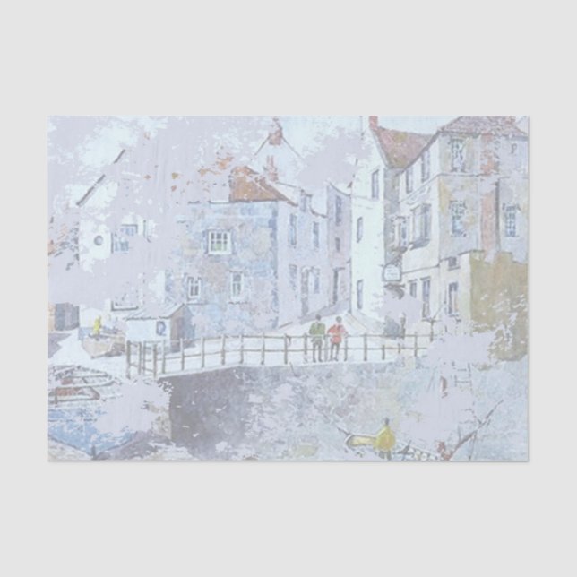 Nautical Harbour Design Series 1 Tissue Paper (Front)