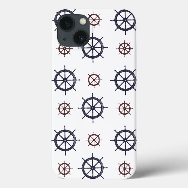 Nautical Helms Case-Mate iPhone Case (Back)