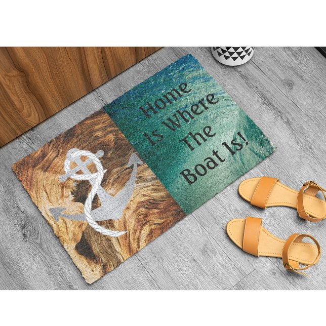 Nautical Home is Where The Boat is Doormat (Creator Uploaded)
