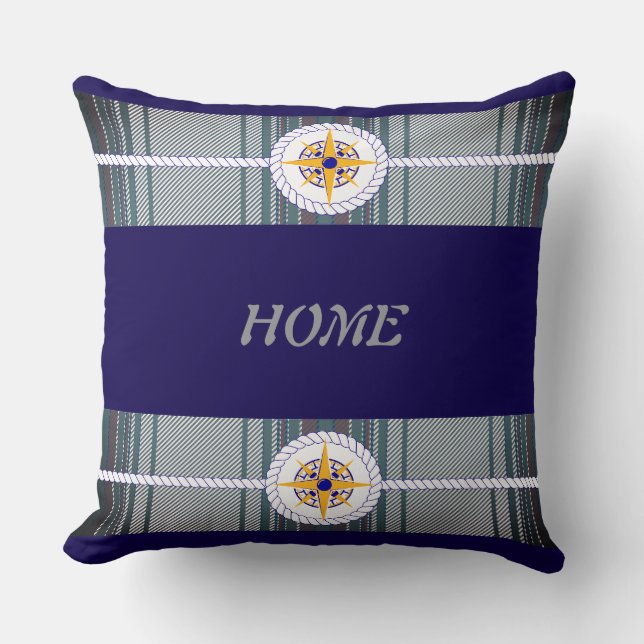 Nautical home pillows  (Front)