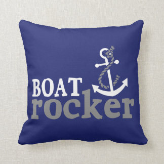 Nautical Humour Boat Rocker Cushion