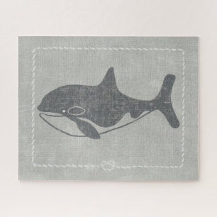Nautical Killer Whale Jigsaw Puzzle
