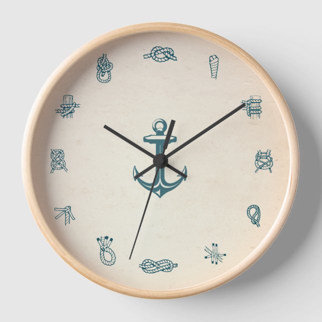 Nautical Knots Clock (Front)