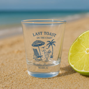 Nautical Last Toast Bachelorette Weekend Shot Glass