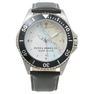 Nautical Latitude Longitude Boater's Punta Gorda Watch