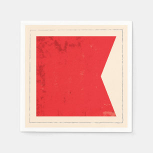 Nautical Letter “B” Signal Flag Napkin
