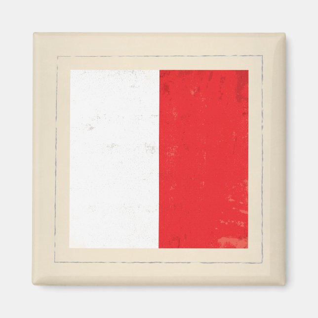 Nautical Letter “H” Signal Flag Magnet (Front)