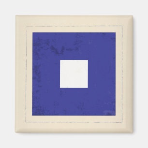 Nautical Letter “P” Signal Flag Magnet