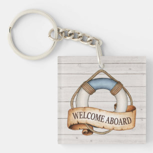 Nautical Life Buoy Key Ring