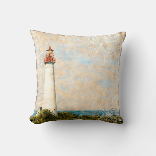 Nautical Lighthouse Cushion (Front)