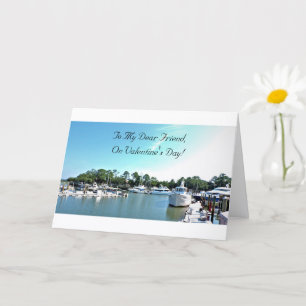 Nautical, Lighthouse & Friend, Valentine's Card