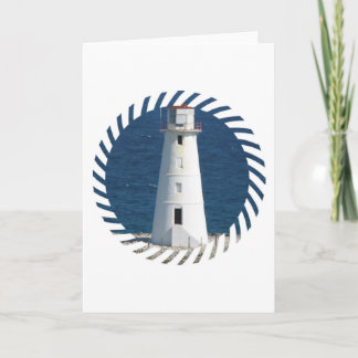 Nautical Lighthouse Greeting Card